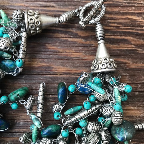 Chunky Boho Style Choker Necklace - Picture 3 of 7